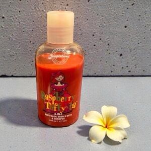 Rare Temptations Raspberry Taffy 3 in 1 Body Wash Bubble Bath and Shampoo
